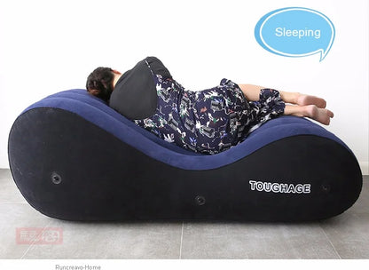 Folding Living Room Chairs Inflatable Sofa-3